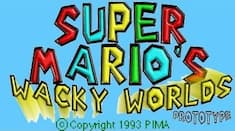 super mario's wacky worlds